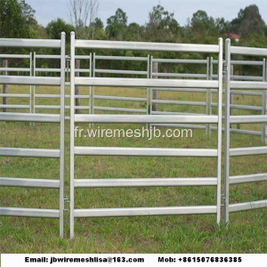 Panneau de clôture à cheval portable galvanisé